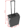KUFER GLAMOUR 9552 CZARNY CUBE (PRZENOŚNE STANOWISKO)